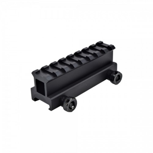 1" 8-Slot Riser Mount, Upgrade your Weaver rail system with this lightweight and durable 1-inch riser